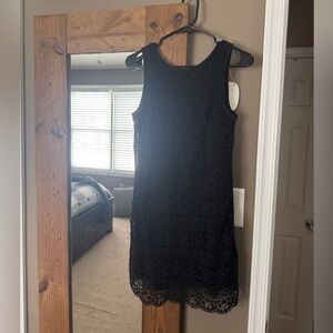 Elegant Black Lace Dress
